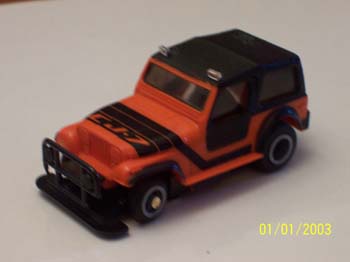 Jeep CJ7 orange